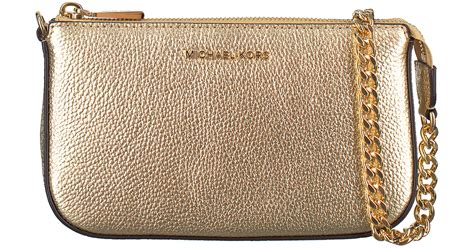 schoudertas michael kors goud|Schouder.